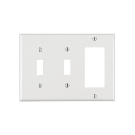 LEVITON Decor2Tog Swtch Wlplt Wh 80421-00W